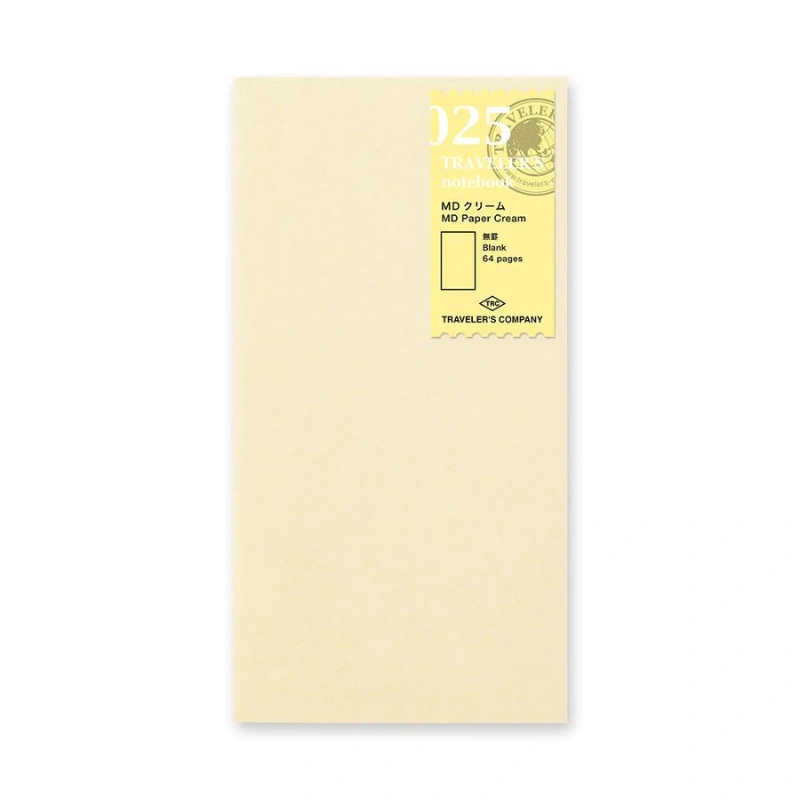 025 MD Paper Cream | Traveler’s Notebook Regular Refill