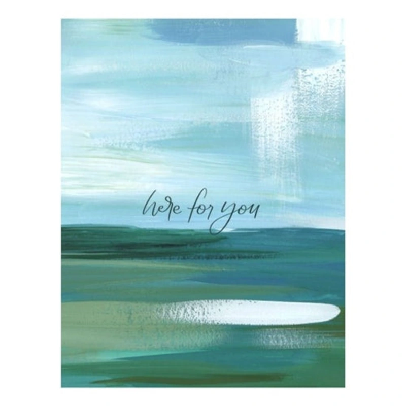 1Canoe2 Greeting Card – Waterscape Here for You