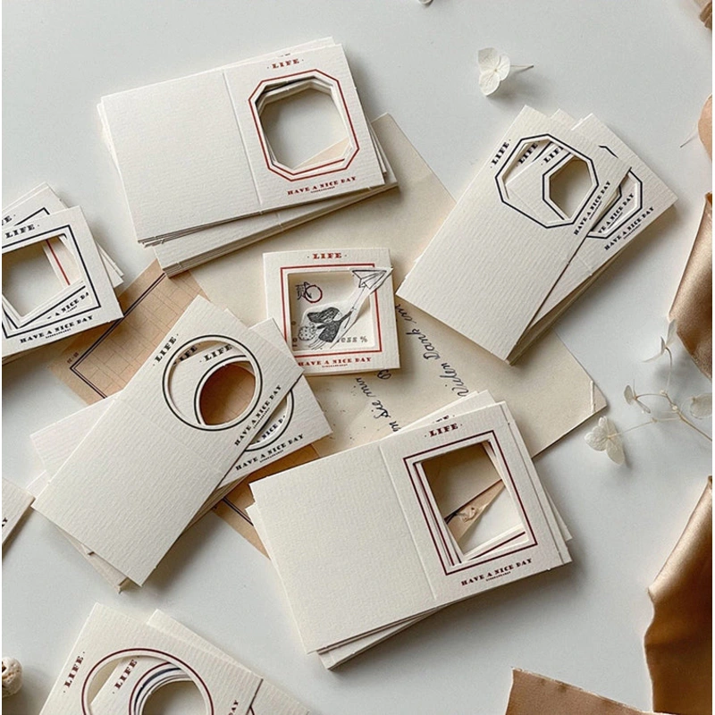 40PCS Mini Foldable Frame Cards