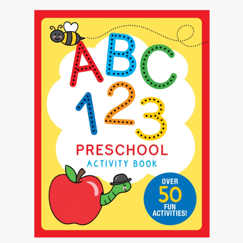 ABC 123 Preschool Activity Book